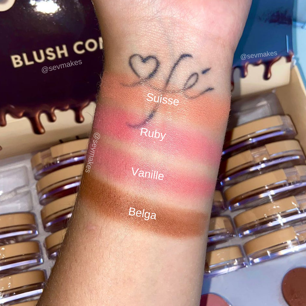 Blush compacto choco fun fenzza