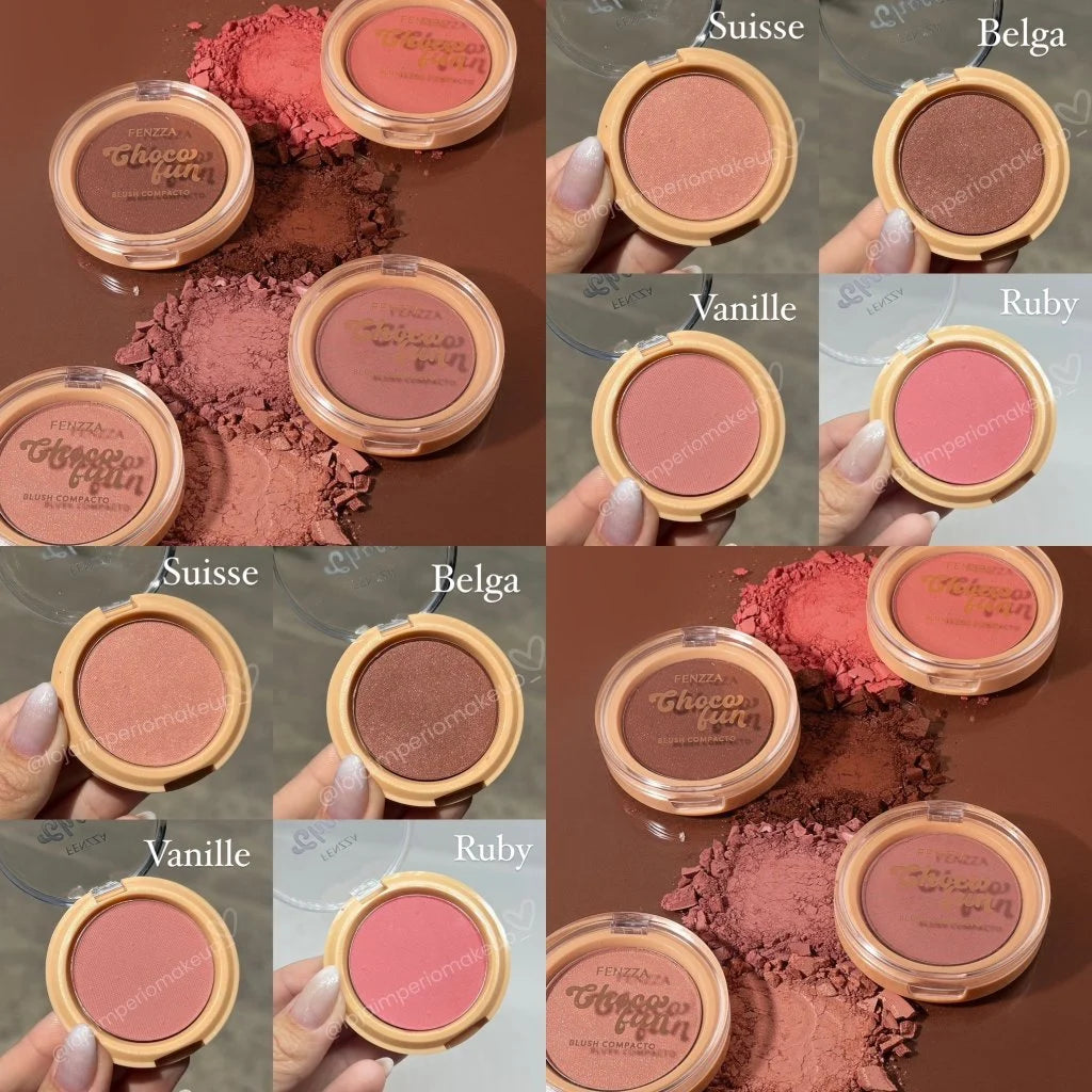 Blush compacto choco fun fenzza