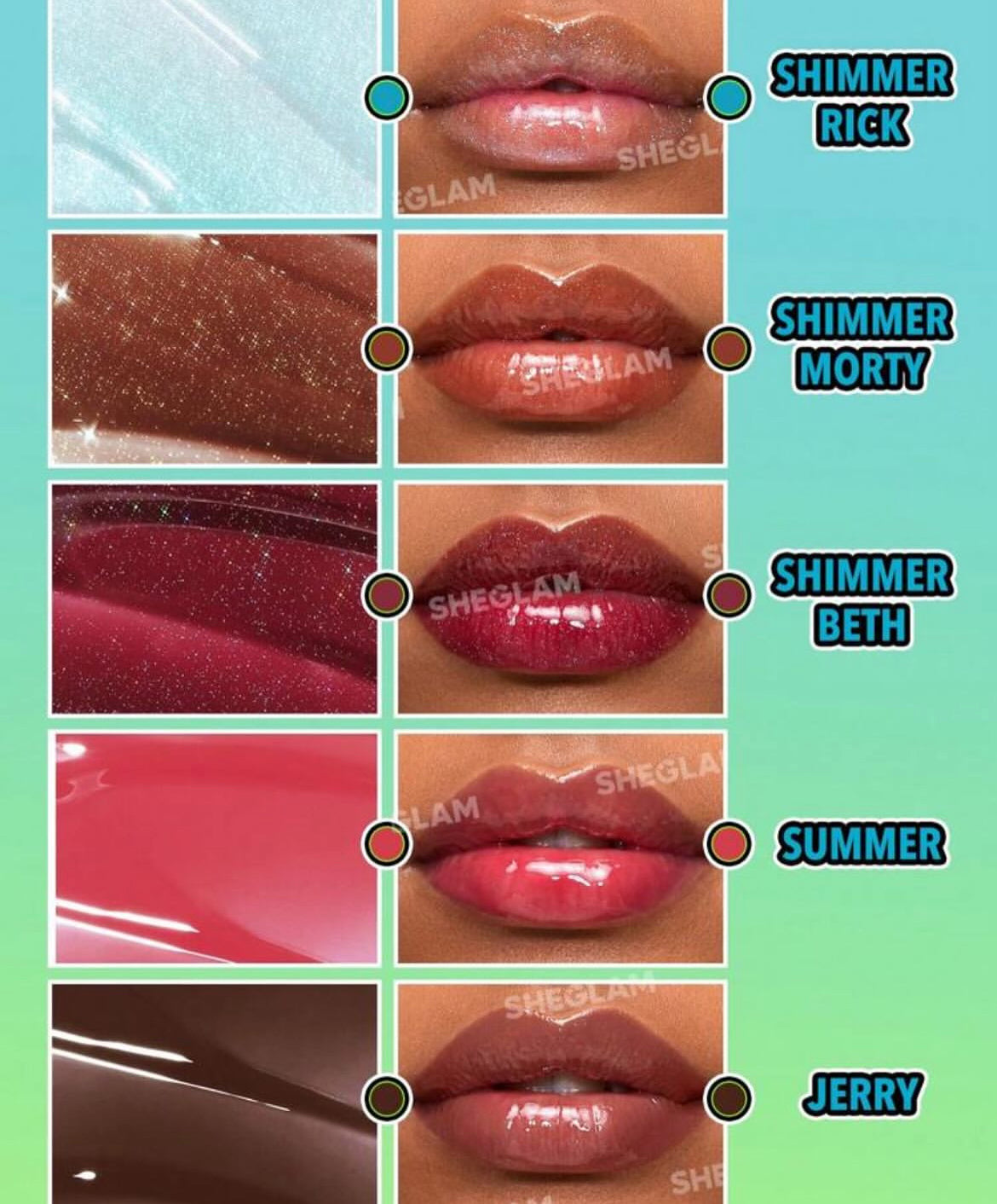 Gloss Rick and Morty Sheglam