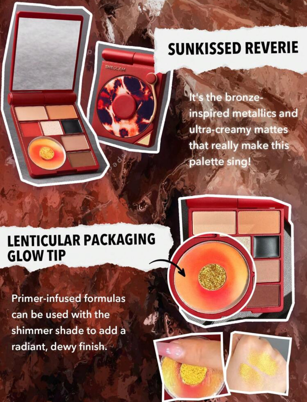 Paleta de sombras sheglam Vynil Pop Sunkissed