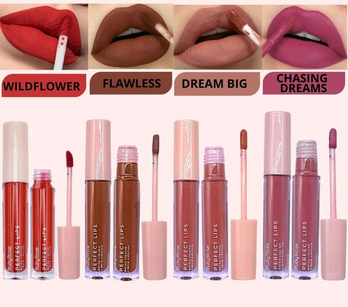 Labial líquido matte perfect lips Ruby rose