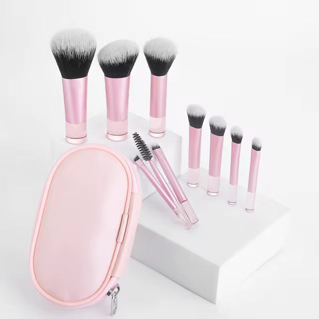 Set mini brochas para viaje