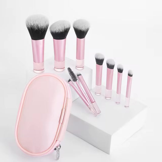 Set mini brochas para viaje