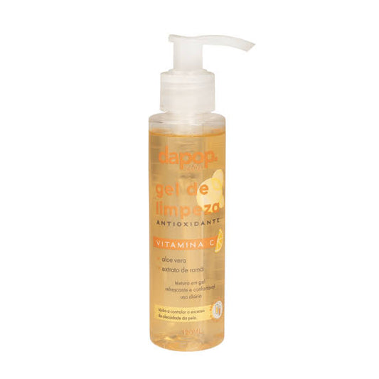 Gel de limpeza facial Dapop vitamina c antioxidante