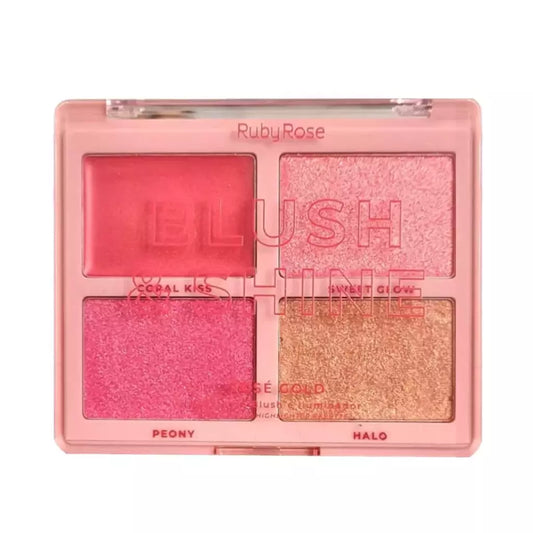 Paleta blush shine Ruby rose