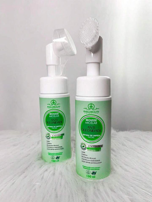 Jabón de limpieza facial mousse Anti oleosidad Phallebeauty